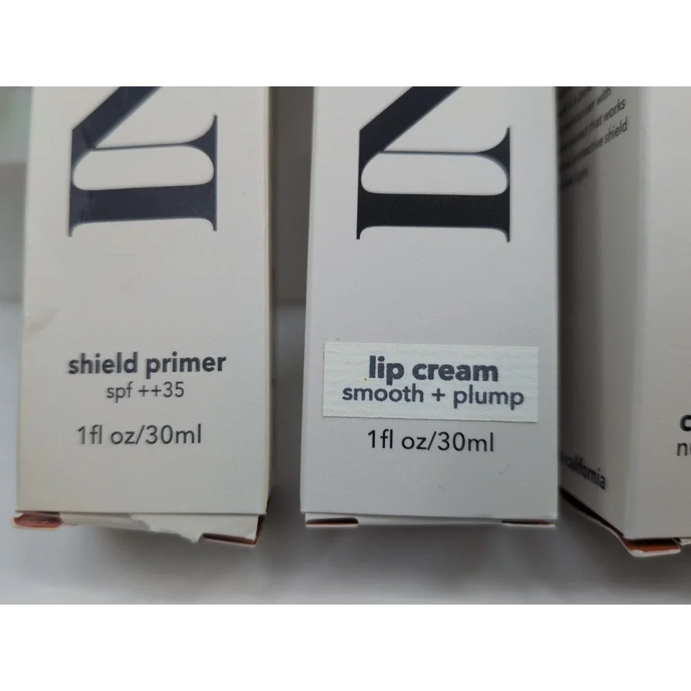 $198 RETAIL LOT 4!🖤INBAR +Co.‎ Shield Primer Lip Cream C-MicroEmulsion Cleanser